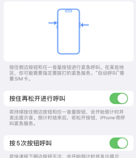 偏关苹果14维修站分享iPhone14如何使用SOS紧急联络